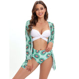 Women’s Three-Piece Bikini - Mesh Shawl Swimsuit My Store  30.42