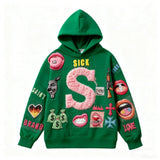 Oversized Saint Brand Graphic Hoodie MRC STORE  100.99