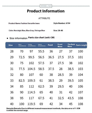 Men's Loose Straight Summer Jeans MRC Store 