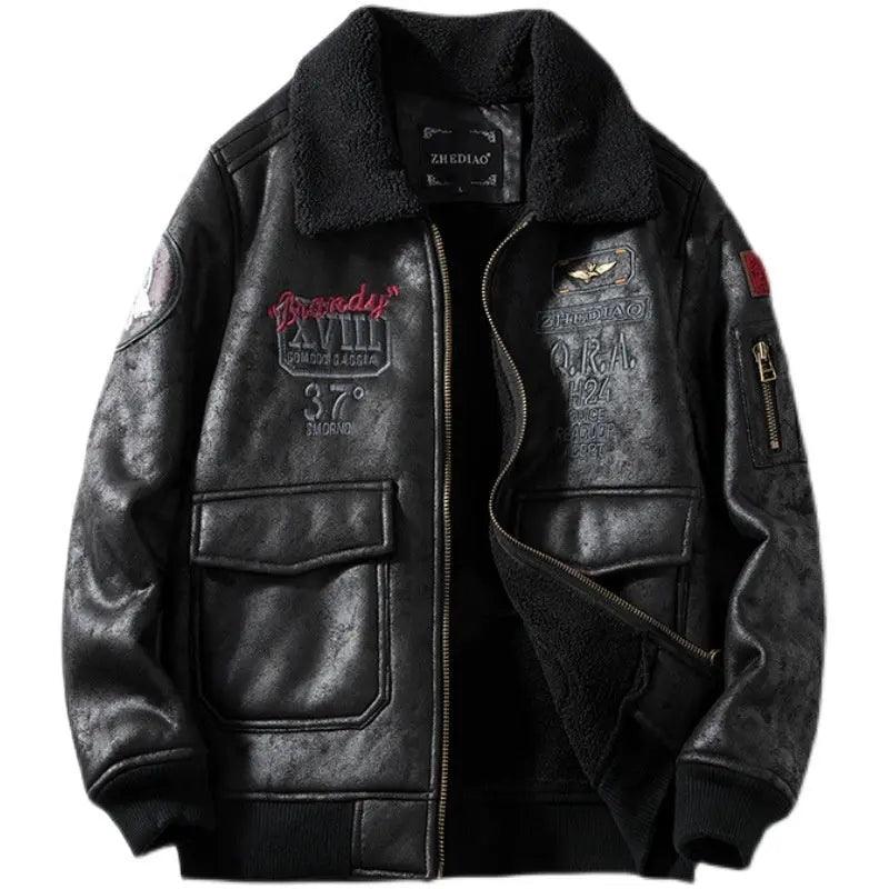 Lambswool Fleece-lined Suede Jacket - MRC STORE