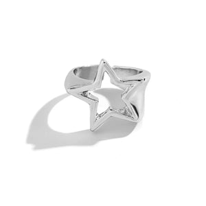 Simple Sweet Cool Geometric Metal Ring My Store 