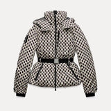 Belted Stand Collar Ski Puffer Jacket MRC STORE  120.99