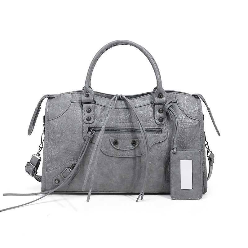 Women’s Tassel Motorcycle Crossbody Bag - PU Leather My Store  90.00