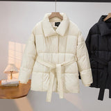 Fashion Women's Mid-Length Down Jacket - Loose Fit for European and American Style My Store  30.67