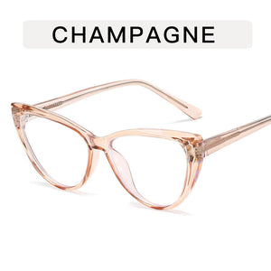Unisex Cat Eye Glasses - Anti-Blue Retro Fit My Store  15.49