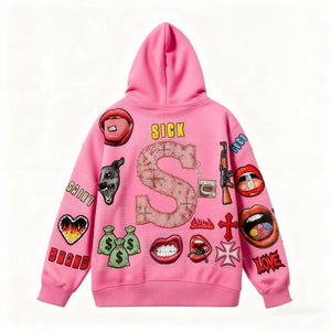 Oversized Saint Brand Graphic Hoodie MRC STORE 