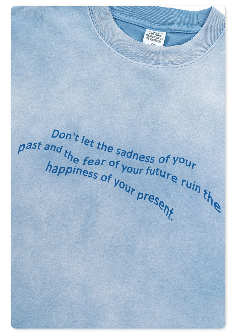 Men’s Retro T-Shirt - Washed Oversized Loose My Store 