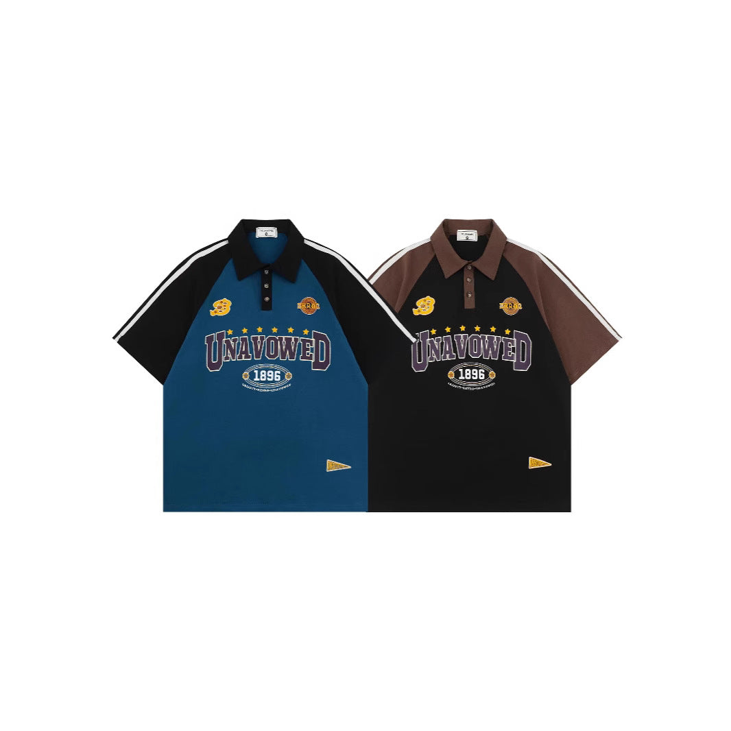 Unisex Retro T-Shirt - Raglan Sleeve College Top My Store 