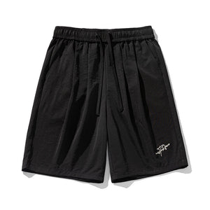 Men’s Casual Shorts - Textured Pleated Loose My Store  25.96
