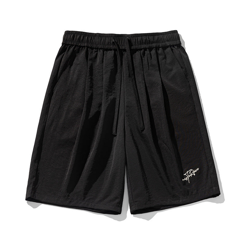 Men’s Casual Shorts - Textured Pleated Loose My Store  25.96