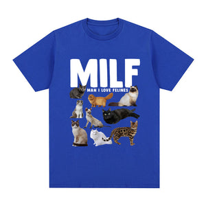 Unisex Cat Lovers T-Shirt - Funny Graphic Top My Store  22.04