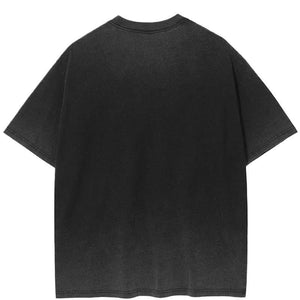 Men’s Oversized T-Shirt - Hip Hop Washed Black" My Store 