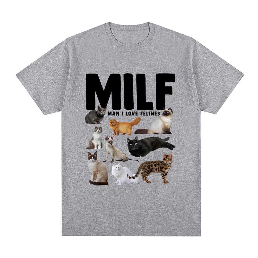 Unisex Cat Lovers T-Shirt - Funny Graphic Top My Store  22.04