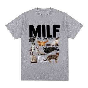 Unisex Cat Lovers T-Shirt - Funny Graphic Top My Store  22.04