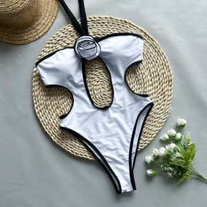 Women’s One-Piece Swimsuit - 3D Flower Fit My Store 