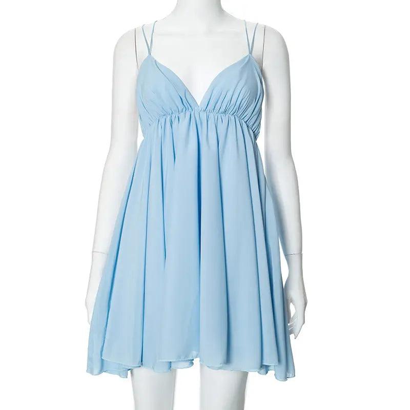 Elegant Backless Lace-Up Skirt - MRC STORE