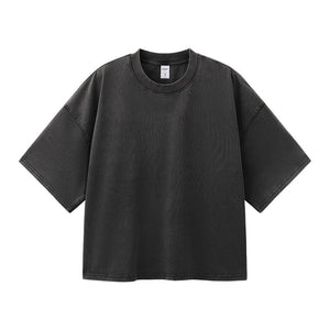 Men's Cotton Washed-out Vintage Trendy Brand T-shirt My Store 