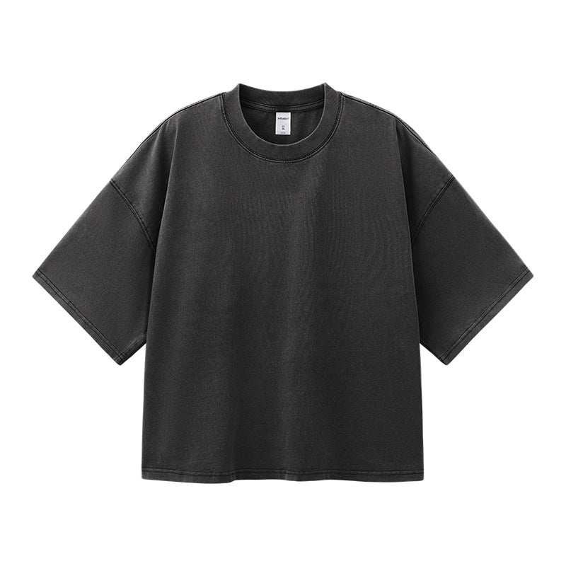 Men's Cotton Washed-out Vintage Trendy Brand T-shirt My Store 