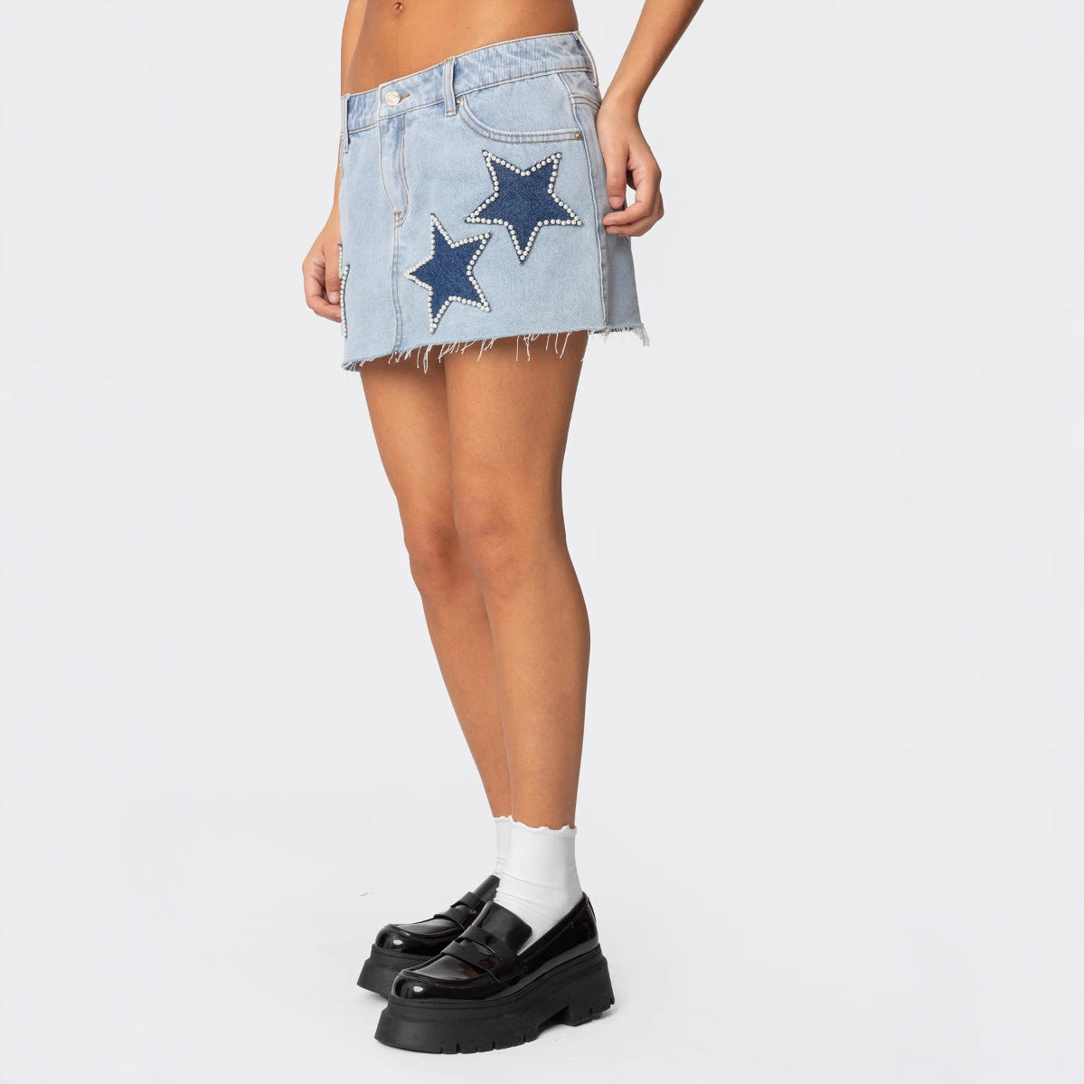 Women’s Cowboy Skirt - Patch Washed Vintage My Store 