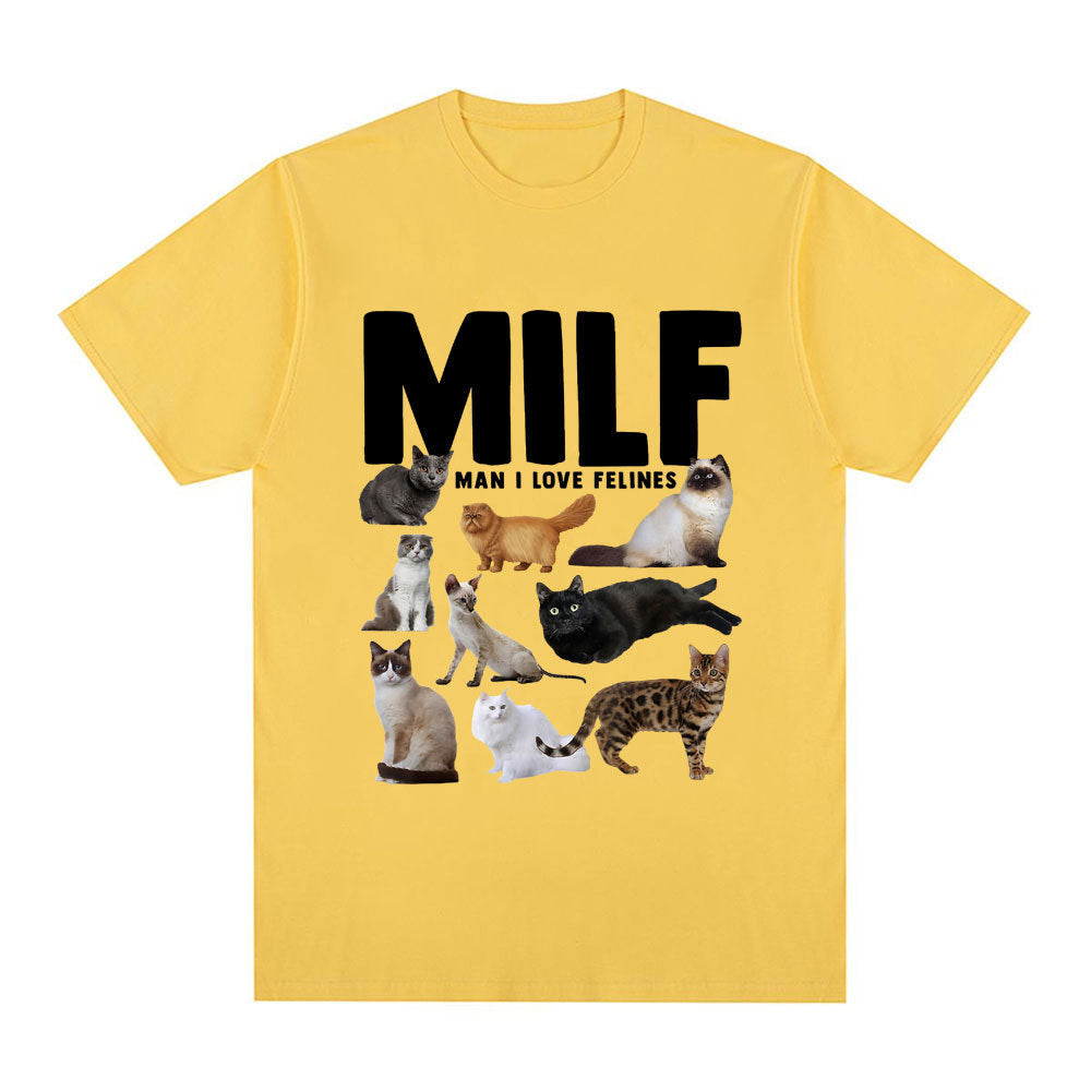 Unisex Cat Lovers T-Shirt - Funny Graphic Top My Store  22.04