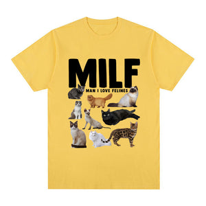 Unisex Cat Lovers T-Shirt - Funny Graphic Top My Store  22.04