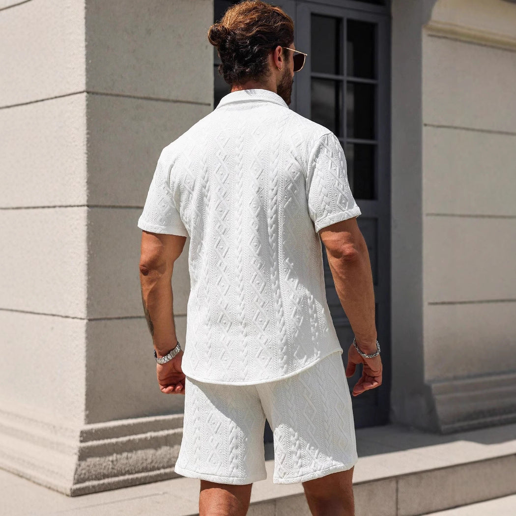 Men’s Casual Shirt - Loose Short Sleeve My Store 