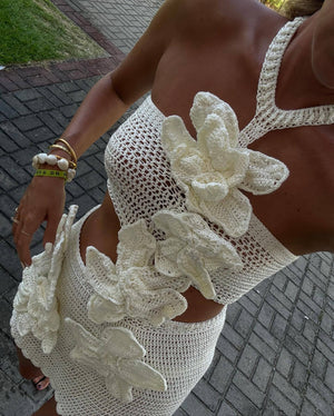 Women’s Beach Dress - Halter Cutout Vacation My Store 