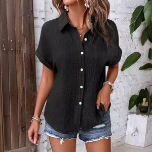 Women's Sleeve Button Shirt My Store 