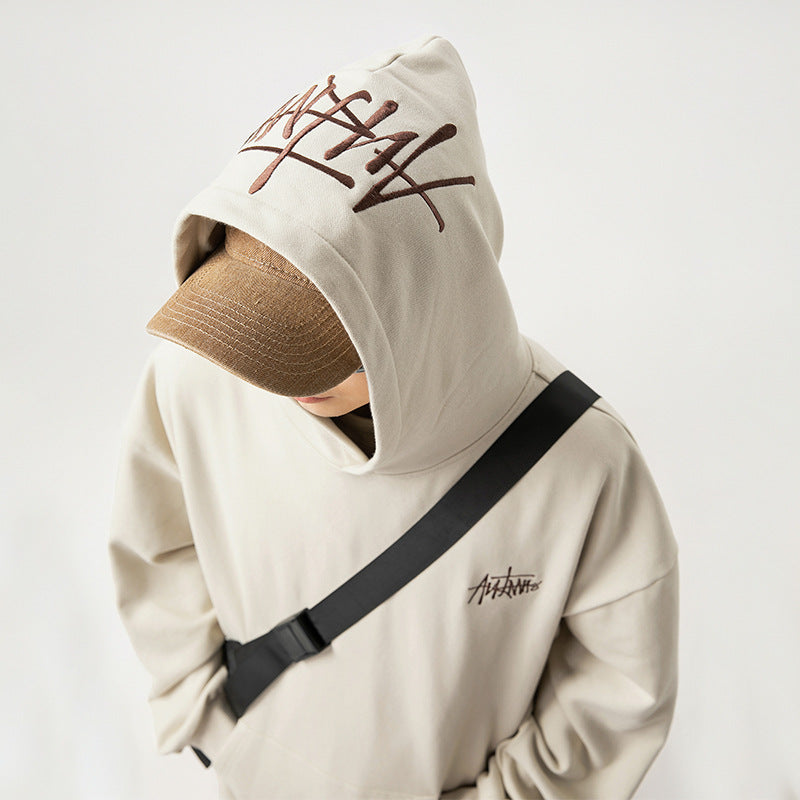 Men's Hand-Painted Letters Hoodie MRC Store 