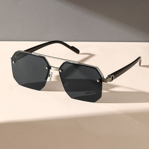 Men’s Fashion Sunglasses - Versatile Silver Gold My Store 