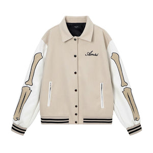 Men’s Woolen Jacket - Bone Embroidered Style My Store  81.72