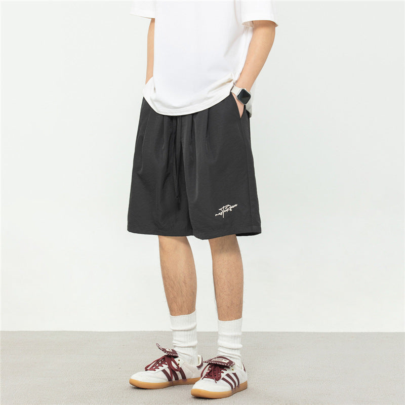 Men’s Casual Shorts - Textured Pleated Loose My Store 