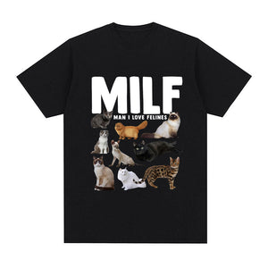 Unisex Cat Lovers T-Shirt - Funny Graphic Top My Store  22.04