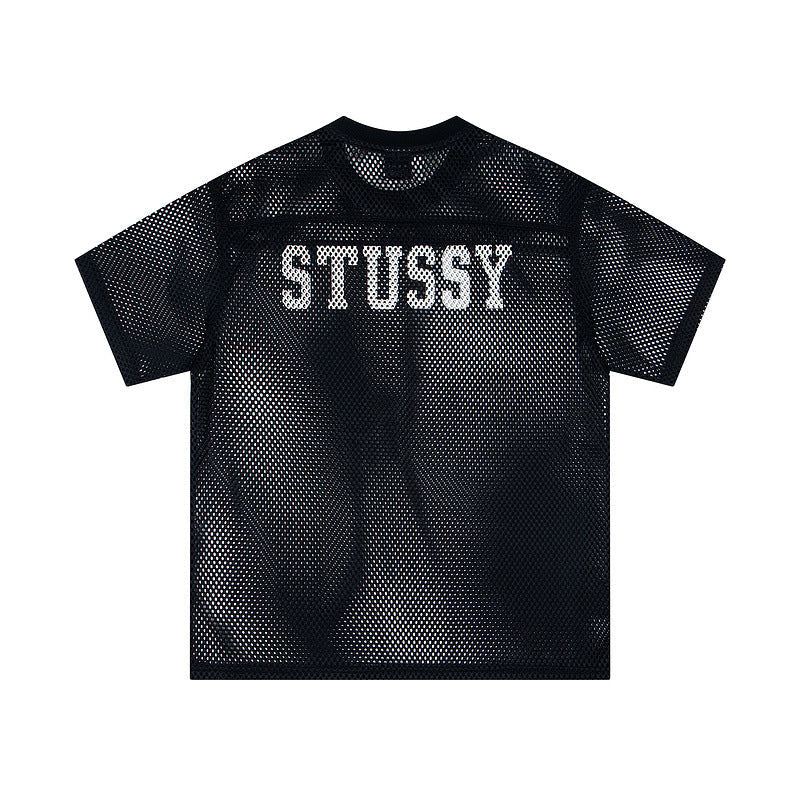 Sports Jersey - Letter Print Short Sleeve Top My Store 