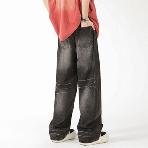 Fashion Men's Straight Loose Wide-leg Pants My Store 