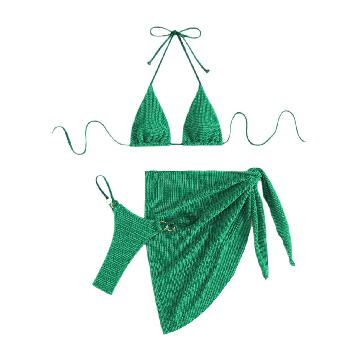 Women’s Mesh Three-Piece Swimsuit My Store 