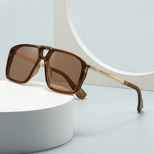 Unisex Retro Sunglasses - Double Square Style My Store 