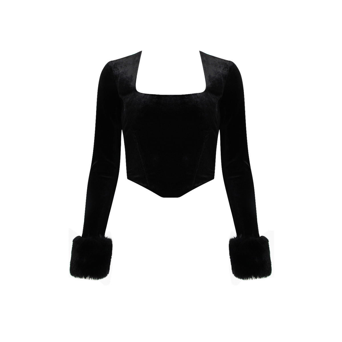 Women’s Crop Top - Square Collar Navel My Store 