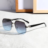 Men’s Fashion Sunglasses - Versatile Silver Gold My Store  14.99
