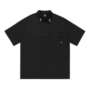 Men’s Plus Size Shirt - Embroidered Work Loose My Store 