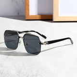 Men’s Fashion Sunglasses - Versatile Silver Gold My Store  14.99