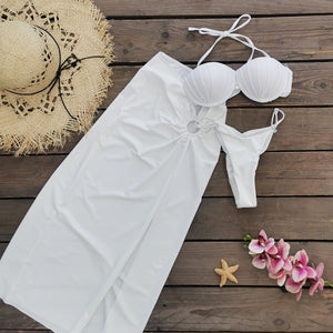 Women’s Tube Top Swimsuit - Three-Piece Suit My Store 
