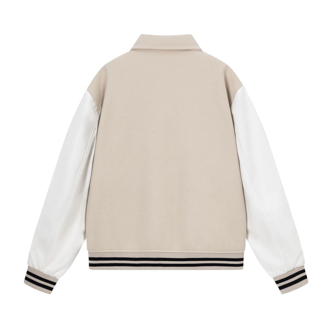 Men’s Woolen Jacket - Bone Embroidered Style My Store 