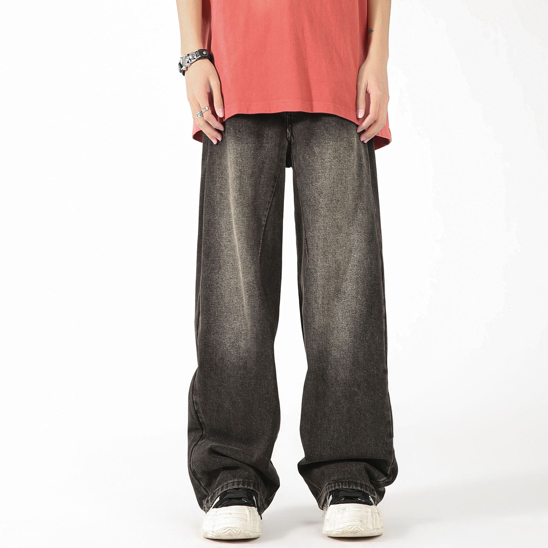 Fashion Men's Straight Loose Wide-leg Pants My Store