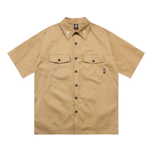 Men’s Plus Size Shirt - Embroidered Work Loose My Store 