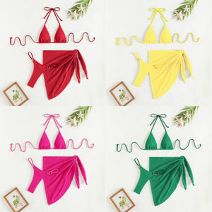 Women’s Mesh Three-Piece Swimsuit My Store 