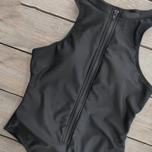 Women’s One-Piece Swimsuit - Tight Zipper Fit My Store 