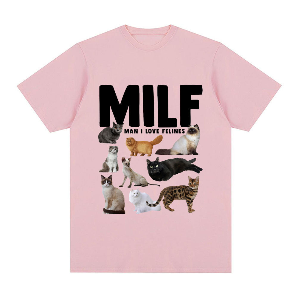 Unisex Cat Lovers T-Shirt - Funny Graphic Top My Store  22.04