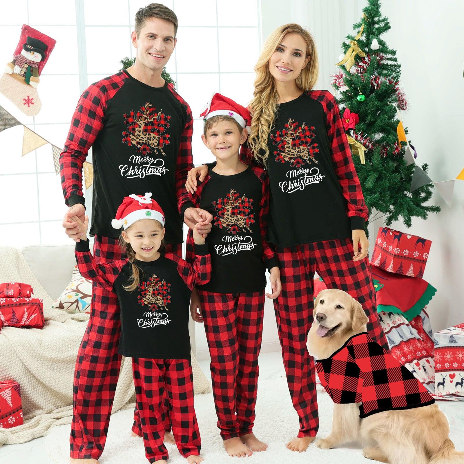 Christmas Parent-Child Homewear Pajama Suit – Festive Family Matching Set My Store 