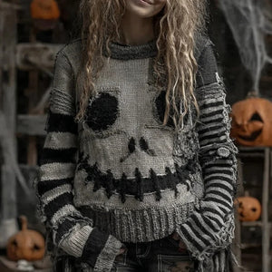 Unisex Halloween 3D Print Loose Sweater MRC STORE  35.00